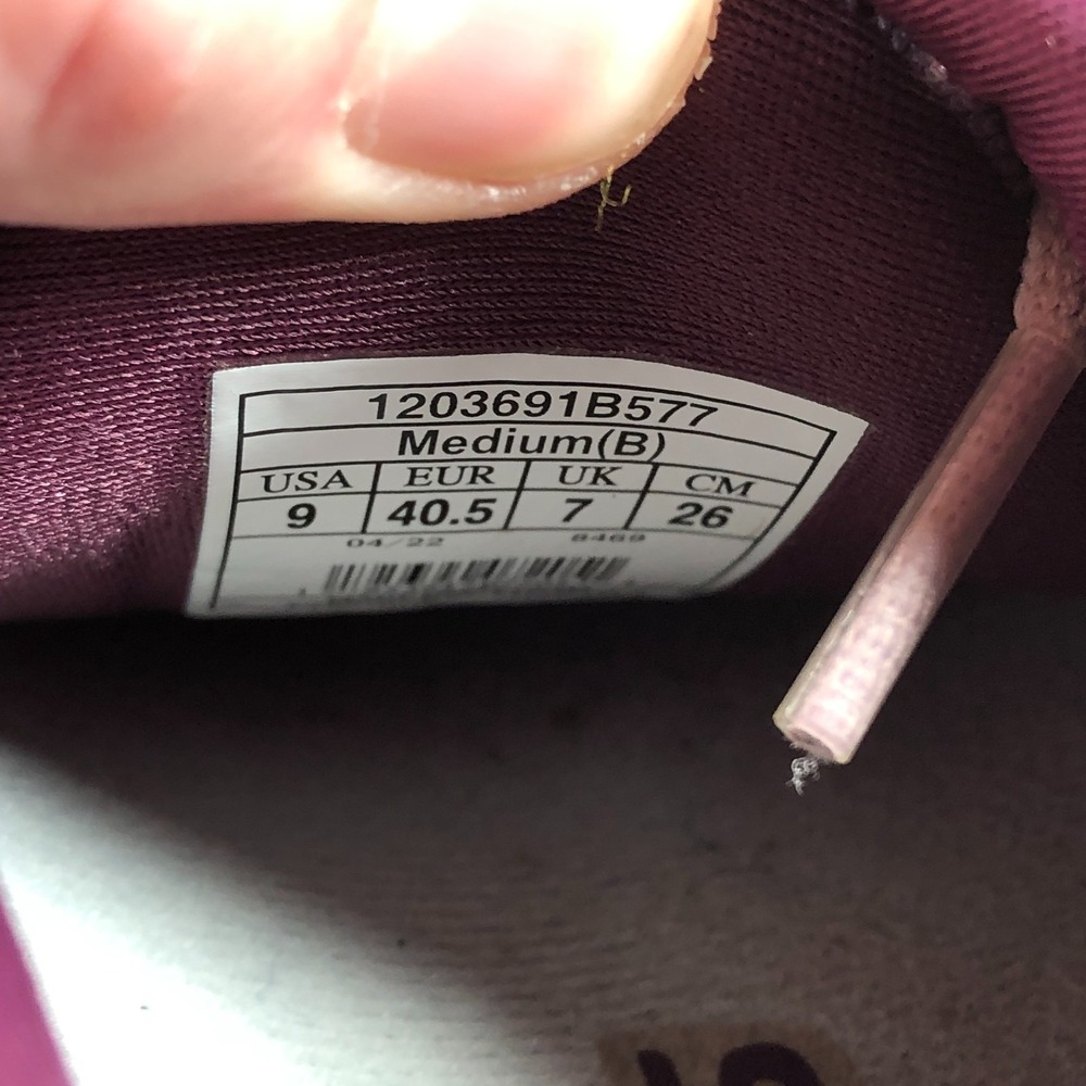 brooks glycerin 20 womens size 9 shoes purple athletic running sneakers - Picture 9 of 13